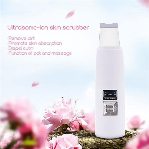 Ultrasonic Skin Scrubber Face Cleanser
